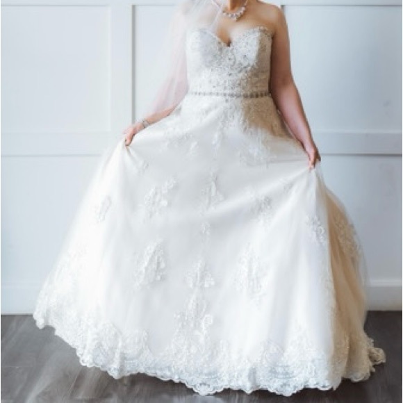 Maggie Sottero Reba 7MS335 in a size 14 - Picture 3 of 7